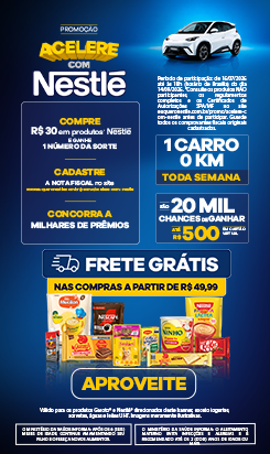<strong>Nestlé - Frete Grátis acima de R$49,99</strong>