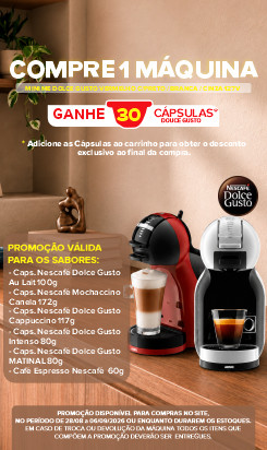 <strong>Promoção Compre e Ganhe - Cafeteira Dolce Gusto</strong>