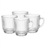 Jogo 4 Xicaras Vid.home Land 240ml Transparente