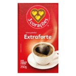 Cafe 3 Coracoes 250g Vacuo Ext.forte
