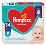 Fralda Desc.pampers Supersec 34un P