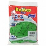 Balao Liso Lider 50un Verde Escuro