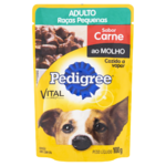 Racao Pedigree 100g Carne Racas Peq