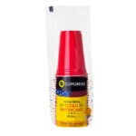 Copo Descartavel Copobras 300ml Verm/bran. 25un