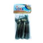 Colher Descartavel Lider 40un Golden