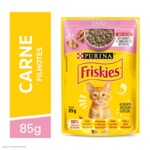 Racao P/gatos Friskies 85g Filhotes Carne
