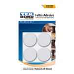 Feltro Redondo Tekbond 8un Branco 35mm