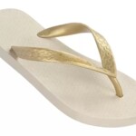 Chinelo Classica Ipanema Bege Ouro