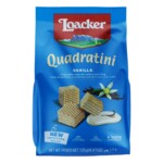 Biscoito Loacker Quadratini 125g Baunilha