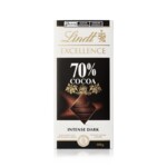 Chocolate Excellence Lindt 100g 70% Cocoa