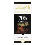 Chocolate Excellence Lindt 100g 70% Cocoa
