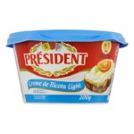 Creme de Ricota President 200g Light