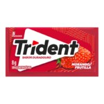 Chiclete Trident 8g Morango
