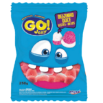 Bala de Gelatina Go Jelly 15g Beijinho Doce