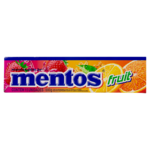 Bala Mastigavel Mentos Stick 37,5g Fruit
