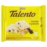 Chocolate Garoto Talento 25g Branco C/cereai