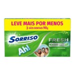 Kit Creme Dental Sorriso 3un 90g Fresh Hortela