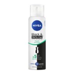 Desod.aerossol Nivea 150ml Inv.bla.whi.fr.