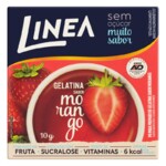 Gelatina Linea 10g Morango Zero