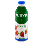 Leite Fermentado Zero Activia 1l Morango