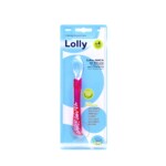 Colher de Silicone Lolly Baby 1un Oce.rosa +4mes