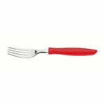 Garfo P/mesa Inox Cabo Vermelho