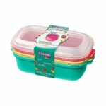 Conj.3 Potes Sanremo 1100ml Plastico