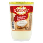 Requeijao Cremoso President 200g Trad.copo Vidro