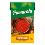 Molho de Tomate Caixa Pomarola 260g Tradicional