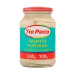 Palmito Pupunha Tio Paco 300g Rodela
