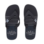 Chinelo Dakar Cartago Un Preto/cinza