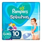 Fralda Desc.splasher Pampers 10un G/xg