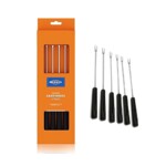 Conj.garfo P/fondue Brinox 6pcs 23cm-pt