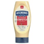 Maionese Hellmanns 335g Chipotle Squeez