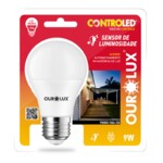 Controled Sens. de Lum. Ourolux 9w 6.5k