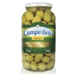 Azeitona Verde Campo Belo 500g Inteiro Vidro