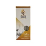 Vela N7 Chama de Ouro 8un Premium Branca