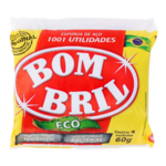 Esponja de Aco Bombril 60g Pacotinho C/4