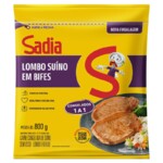 Lombo Suino Sadia 800g Fat.s/osso.cong