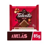 Chocolate Garoto Talento 85g Ao Leite C/avel
