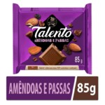 Chocolate Garoto Talento 85g Amendoas/passas