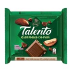Chocolate Garoto Talento 85g Castanha Para