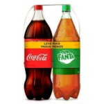 Refrigerante Pack 1 Coca Cola 2l + 1 Fanta Guara
