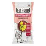 Biscoito de Arroz Fit Food 60g C/choc.ao Leite