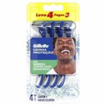 Aparelho de Barbear Gillette Lv4pg3 Derma Protecao