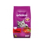 Alim.p/gatos Whiskas 900g Adultos Carne