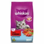 Alim.p/gatos Whiskas 900g Adult.cast.carn