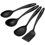 Jg.utensilios Tramontina 4pcs Nylon Preto