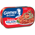Sardinha Ralada Gomes da Costa 110g em Mol.tomate