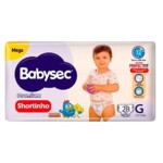 Fralda Desc.babysec Shortinho Mega 24un G